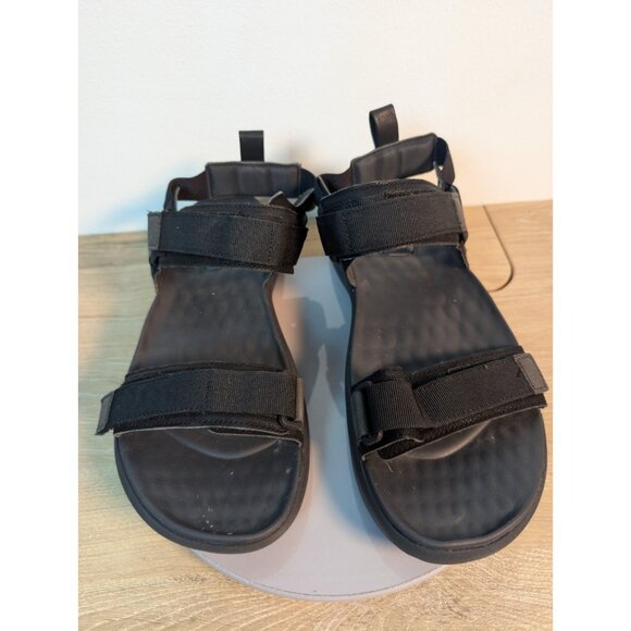 Hey Dude Black Carson Sandals Strappy Casual Outdoor Size 11 Black Summer main image 8